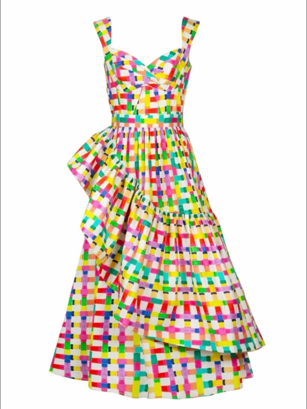 Celia B Corsica ruffle dress